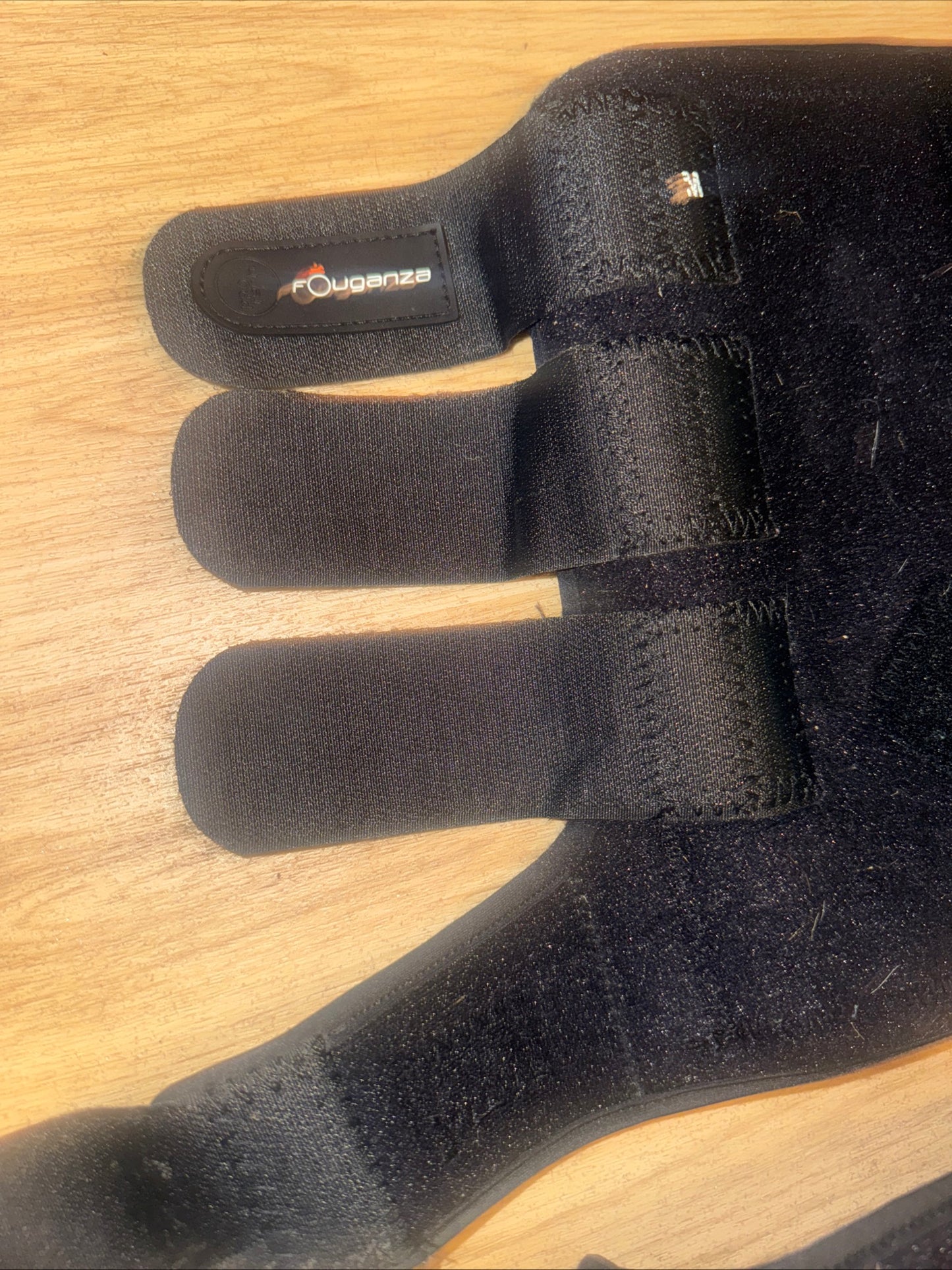 Fouganza Black Size Cob Sports Wrap Boots