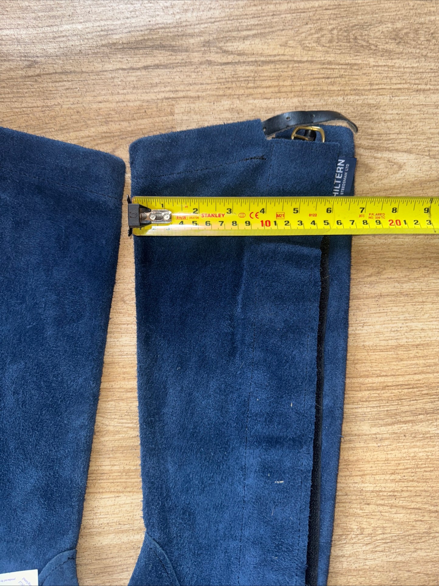 Steedman Blue Ladies Medium Suede Chaps