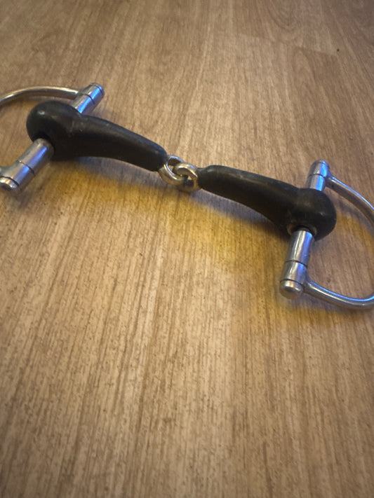 Vulcanite D Ring 5” Snaffle
