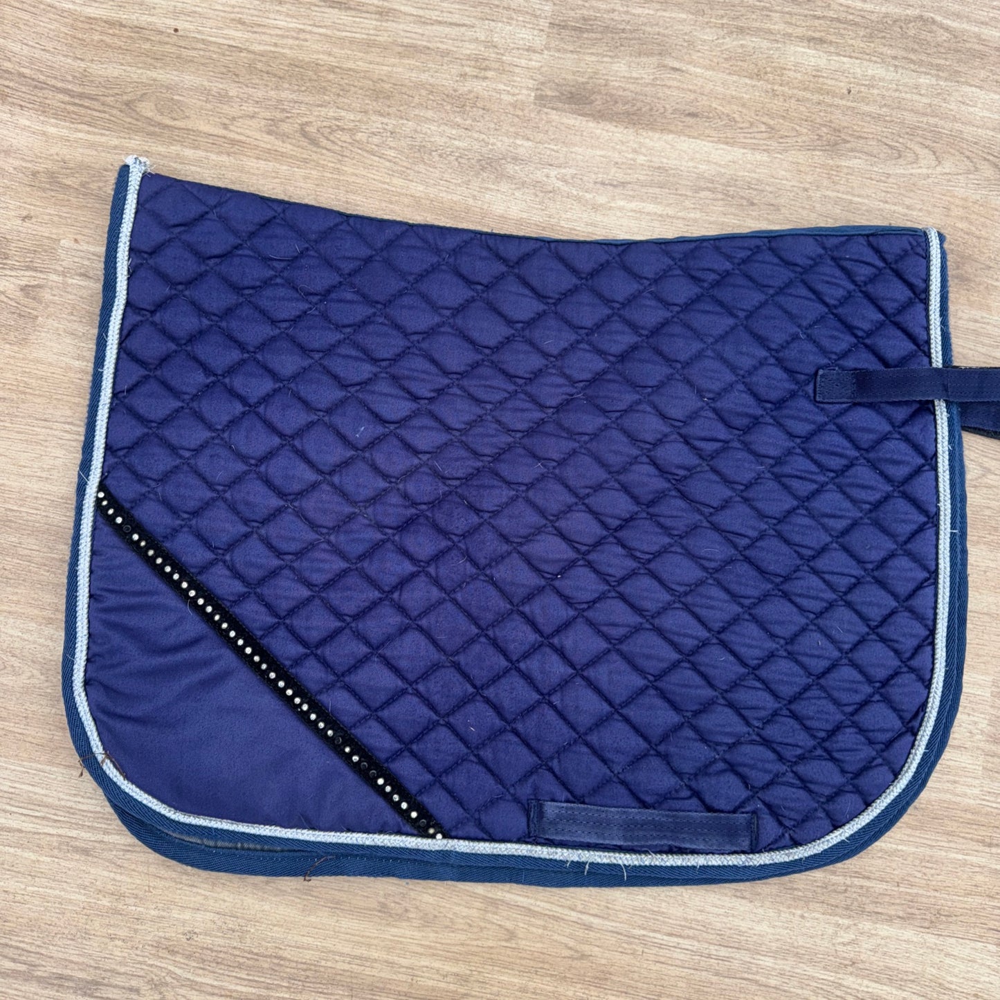 Full Size Navy Bling Saddle Pad