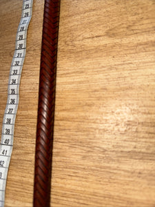 Laced Plaited Leather Mactack Whip - Free Postage