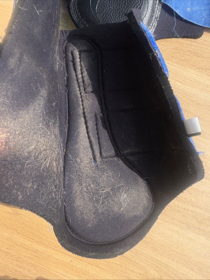 Lemieux Benneton Blue Size Small Brushing Boots X 4 Second Hand Pony Horse Tack