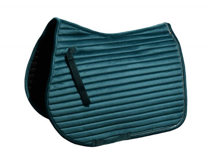 Rhinegold Diamante Channel Quilt GP Saddle Pad .