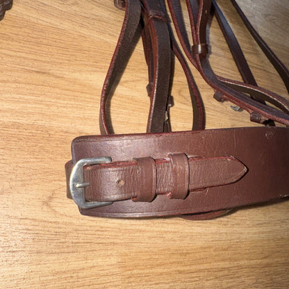 Plaited Hunter Size Full Bride & Plaited Reins  #133