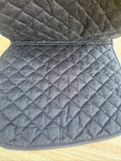 Black Size Cob Saddle Pad | Second Hand Horse Tack