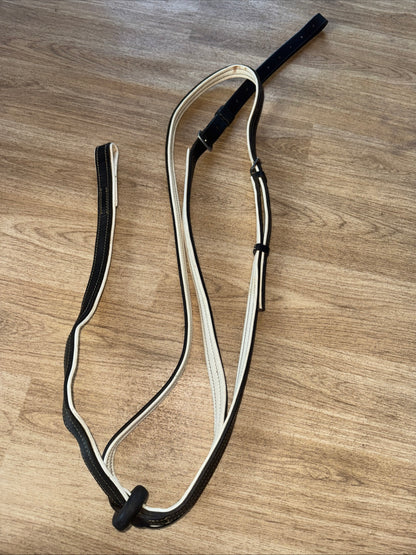 Black W/ White Padding Pony Standing Martingale #23