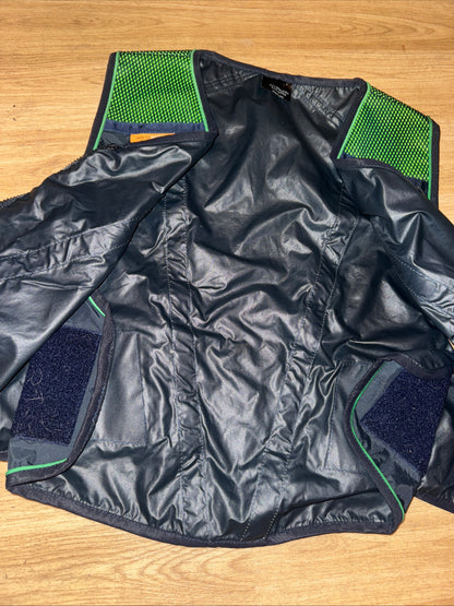 Airowear Green Reflective Hi Viz Vest - Zip Up - Medium
