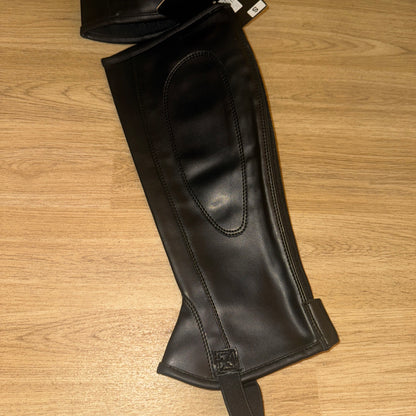 Brand New Black Half Chaps - Small - CLEARANCE
