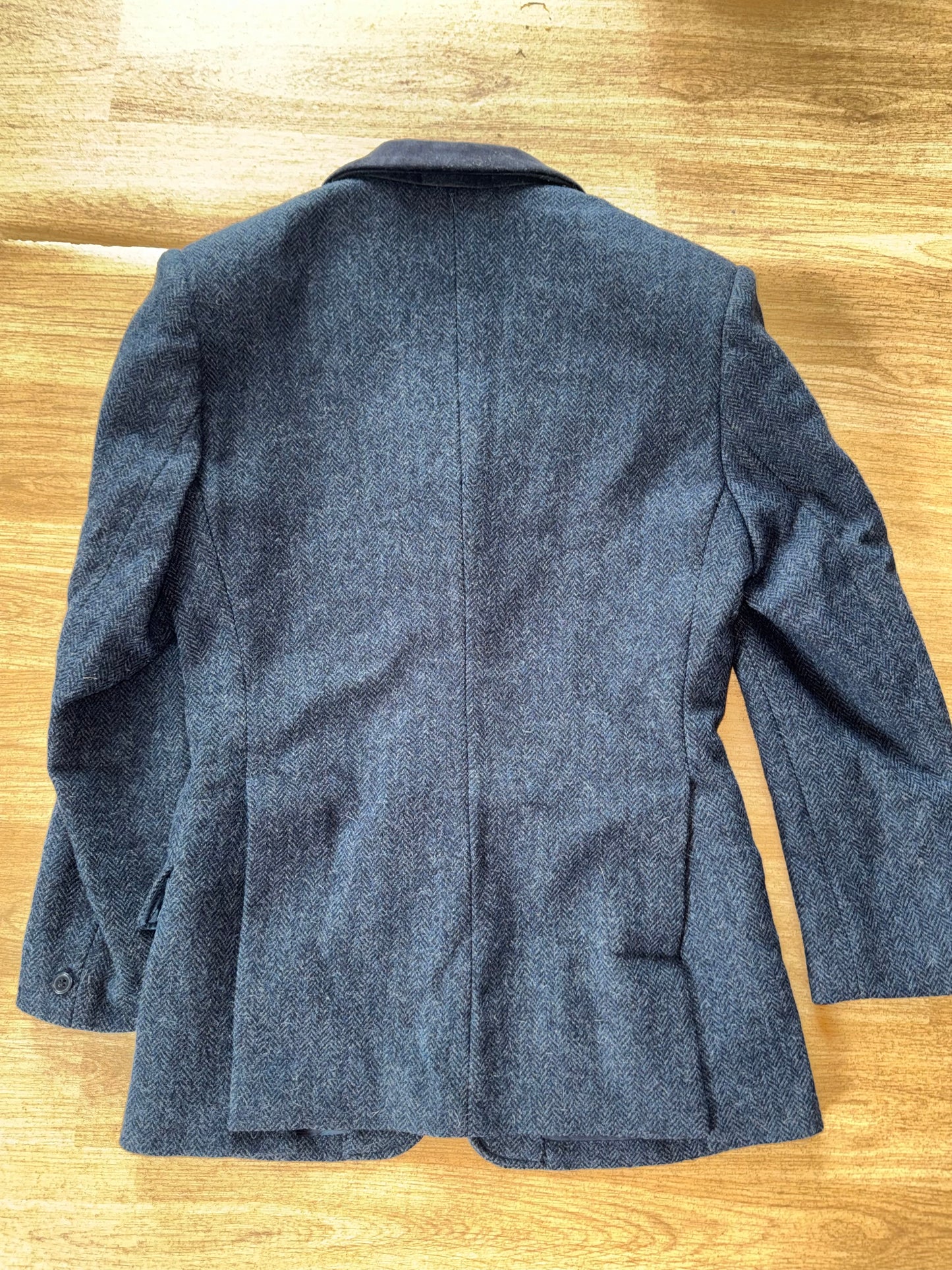 Shires Malvern Navy Tweed Show Jacket Junior Unisex 30” Showing Horse Riding #397