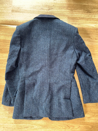Shires Malvern Navy Tweed Show Jacket Junior Unisex 30” Showing Horse Riding #397