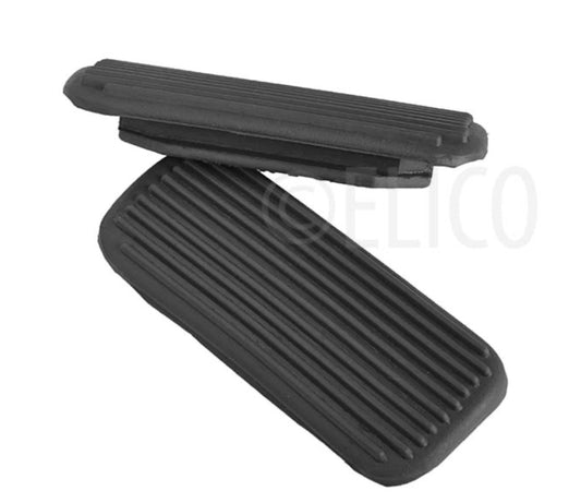 Elico Rubber Stirrup Treads: Black