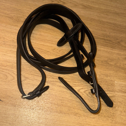 Black Plain XXF Size Show Reins #1222