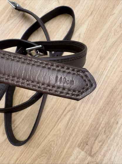 Kieffer Brown Bonded Leather Stirrup Leathers 140 | Second Hand Quality Tack #1
