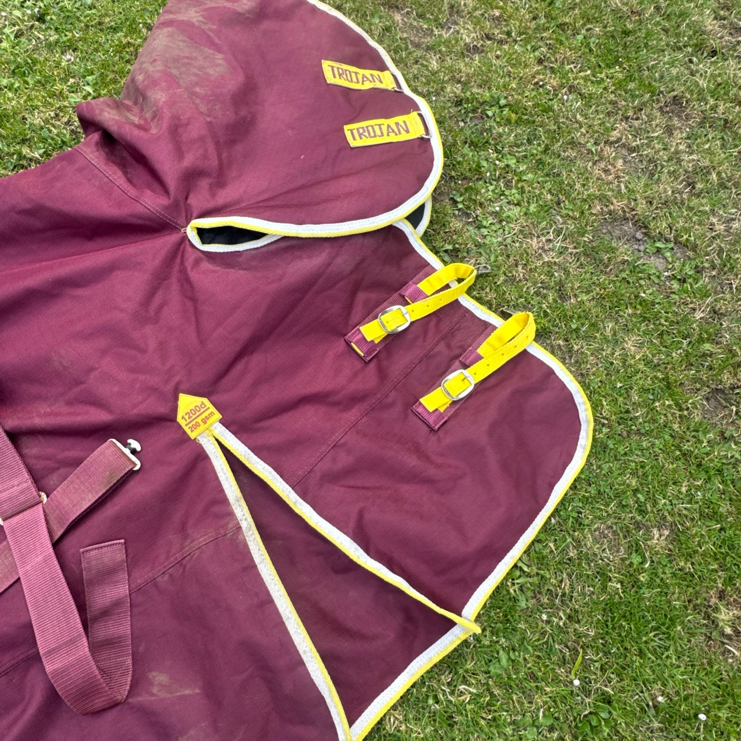 Gallop Trojan Size 6’3 Turnout Combo Rug 1200d 200gm Second Hand Horse Tack