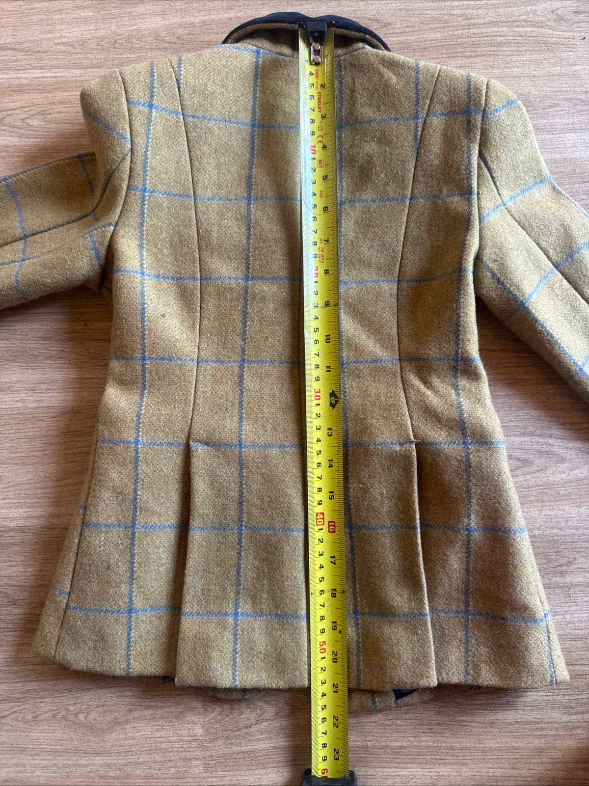 Sherwood Forest Green Tweed Show Jacket | Junior 26” Wool Nylon #13