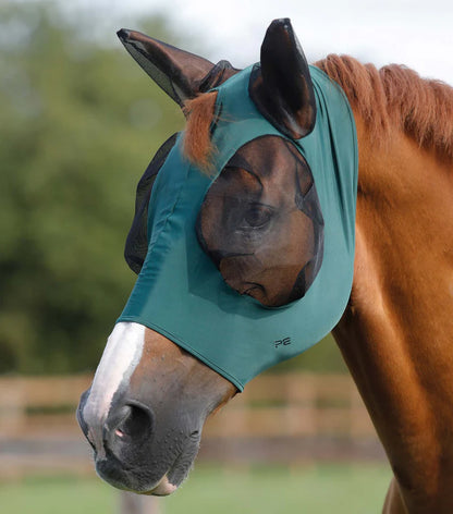Premier Equine Comfort Tech Lycra Fly Mask .