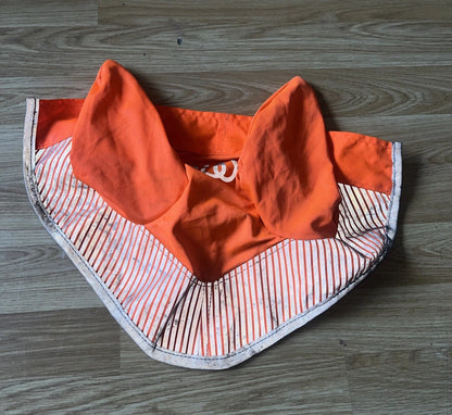 Bridleway Orange Hi Viz Full Ear Veil Ears #19