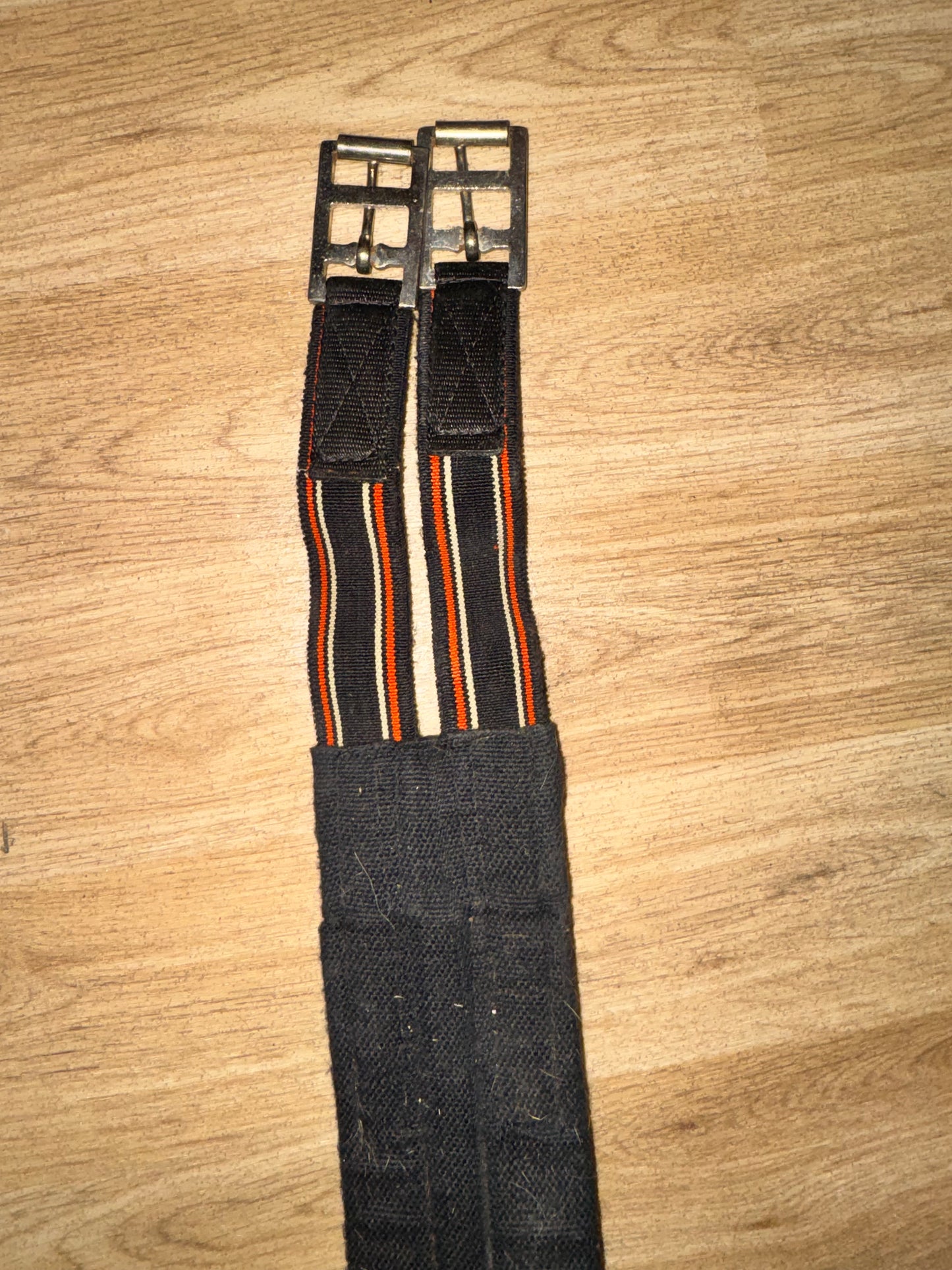 Black Padded Cotton Girth 40” Roller Buckles | Second Hand Tack Always For Sale