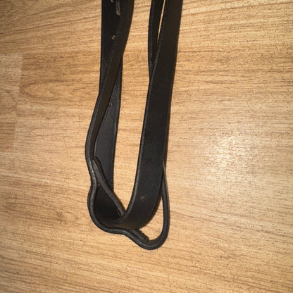 Black English Leather Pony Size Standing Martingale #29