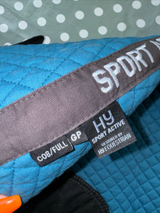 Hy Sport Size Cob To Full Blue Saddle Pad