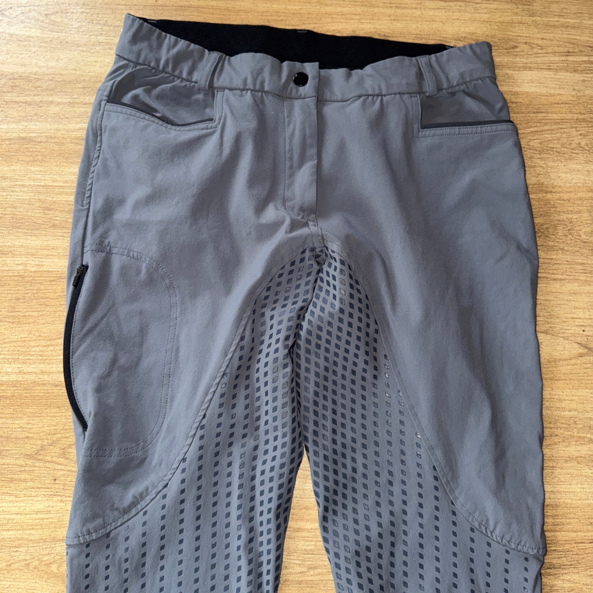 Decathlon Grey Silicone Seat Ladies 12 14 Breeches