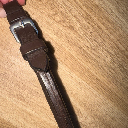 Brown Leather Saddle Grab Strap – Child Safety Balance Strap #9