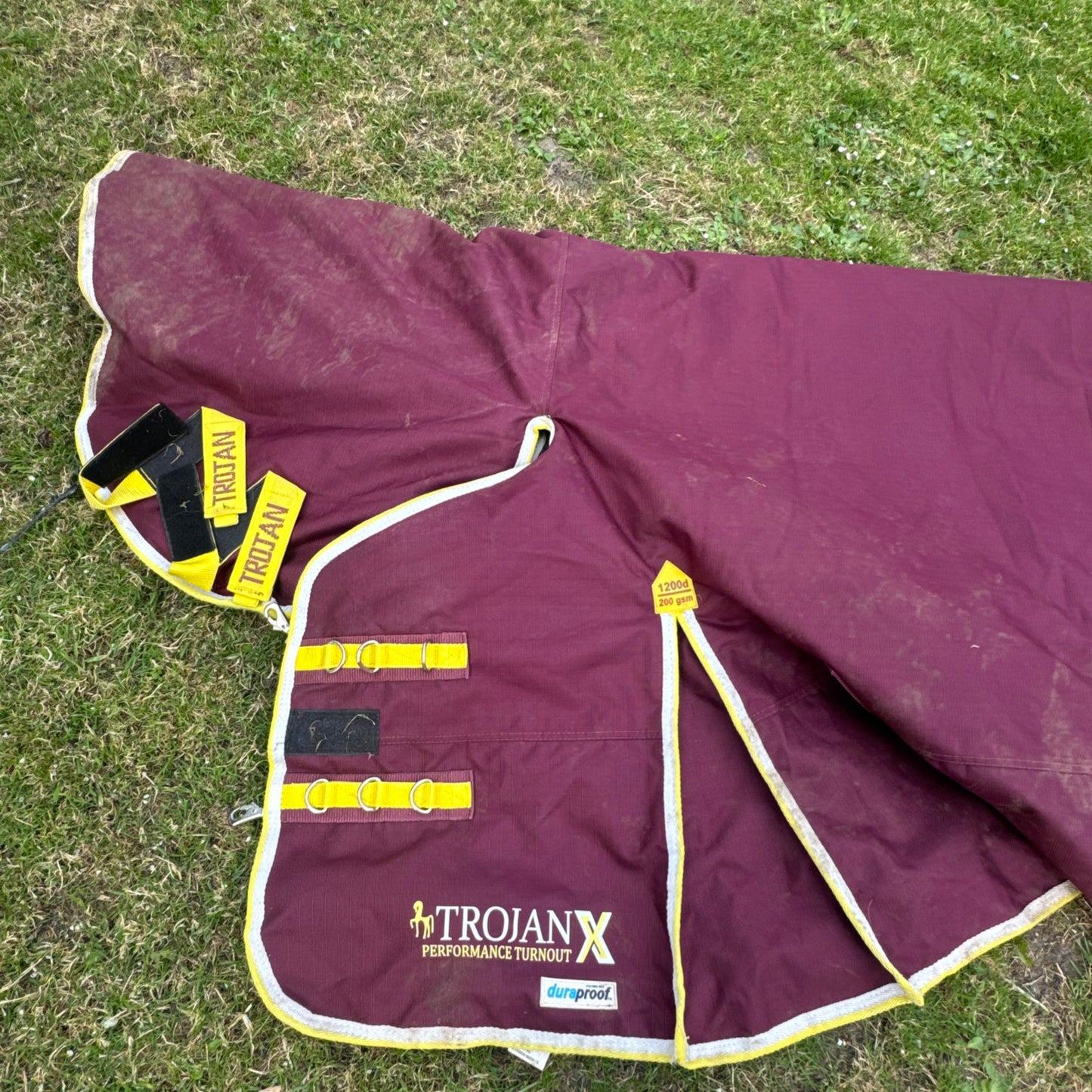 Gallop Trojan Size 6’3 Turnout Combo Rug 1200d 200gm Second Hand Horse Tack