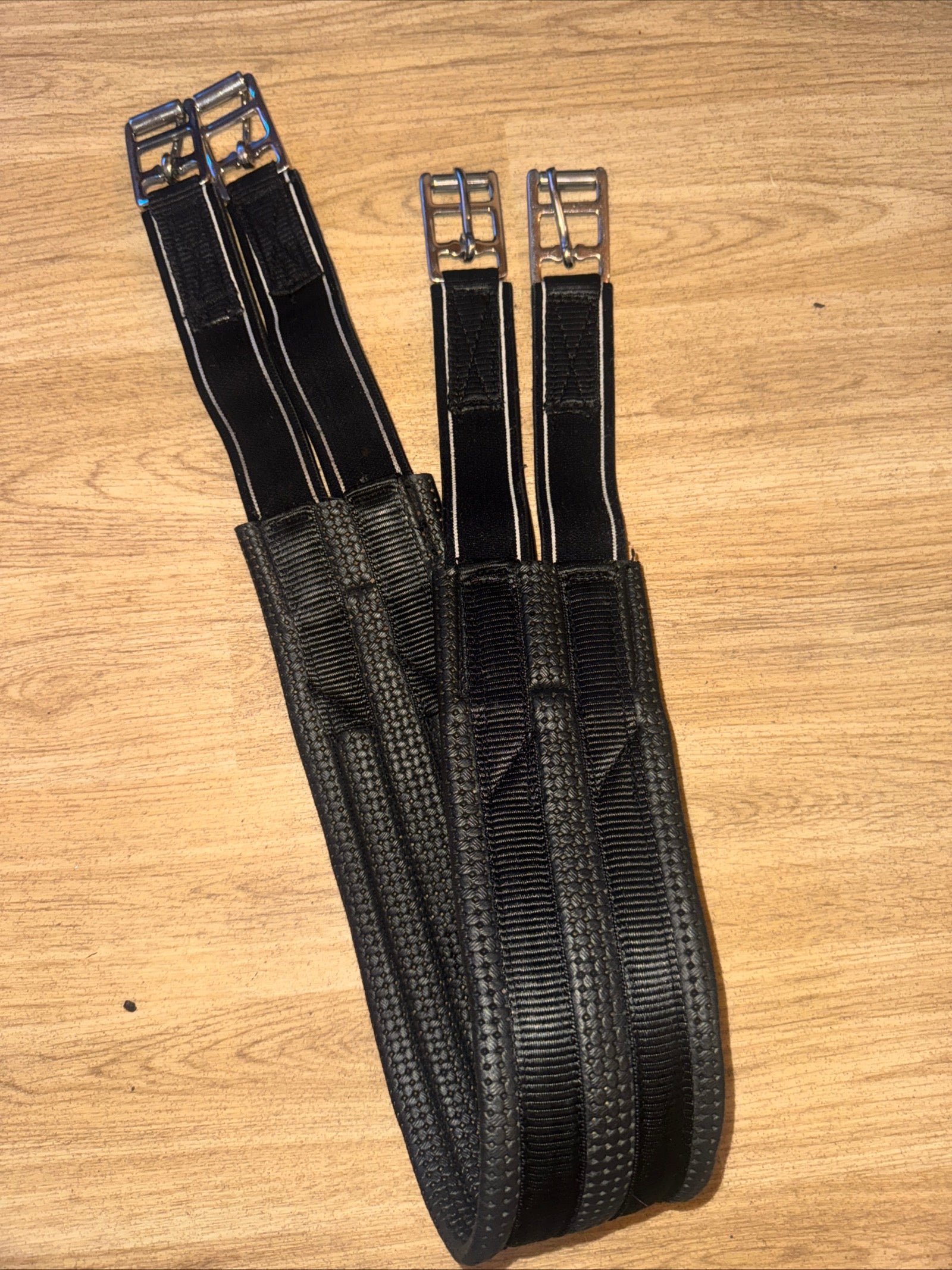 40” Black Elasticated Comfort Girth - Easy Wipe Clean
