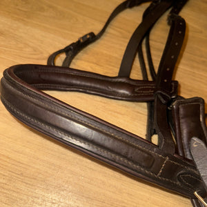 Brown Full Size English Leather Bridle - Free Post #2002