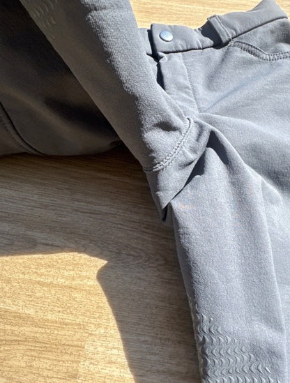 Eneng Grey Shell Stretchy Breeches 26” 28”  Ladies | Second Hand HorseRider Wear