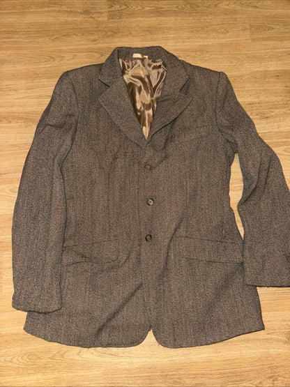 Shires Keepers Tweed Mens 40”  Huntingdon Jacket Horse Riding Showing Hunt #114