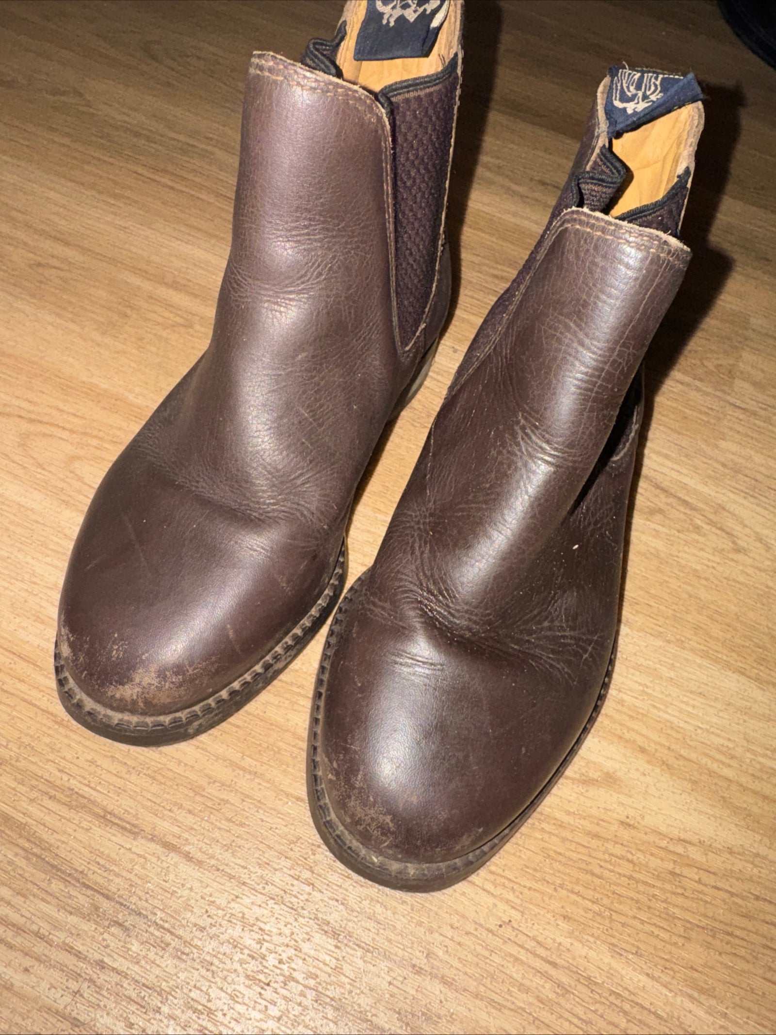 Harry Hall Brown Leather Jodphur Boots - Childs Size 12