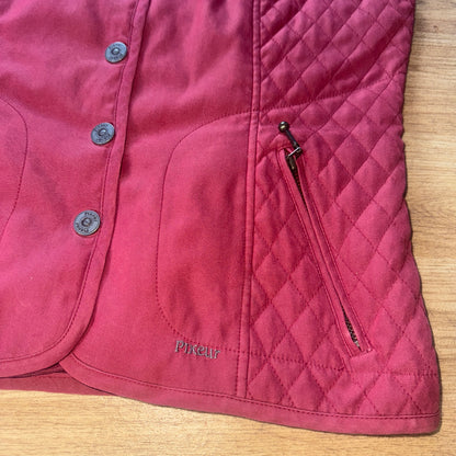 Pikeur Burgandy Quilted Gilet - Ladies 12