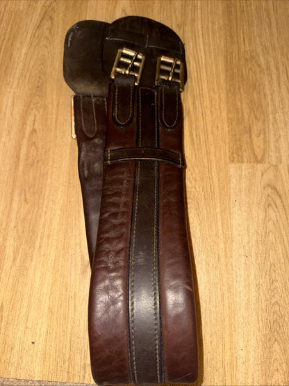 Eldonian English Brown Leather 30” Girth
