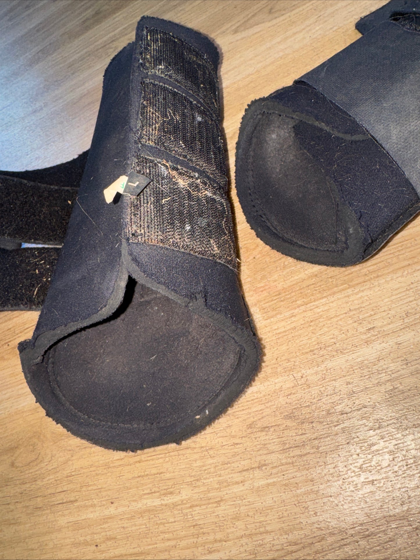 Lemieux Size Large Black Brushing Boots | Second Hand Horse Tack