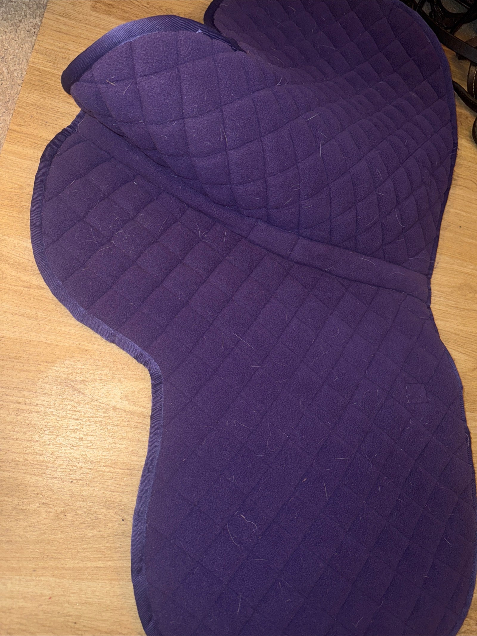 Weatherbeeta Cob Fleece Numnah - PURPLE