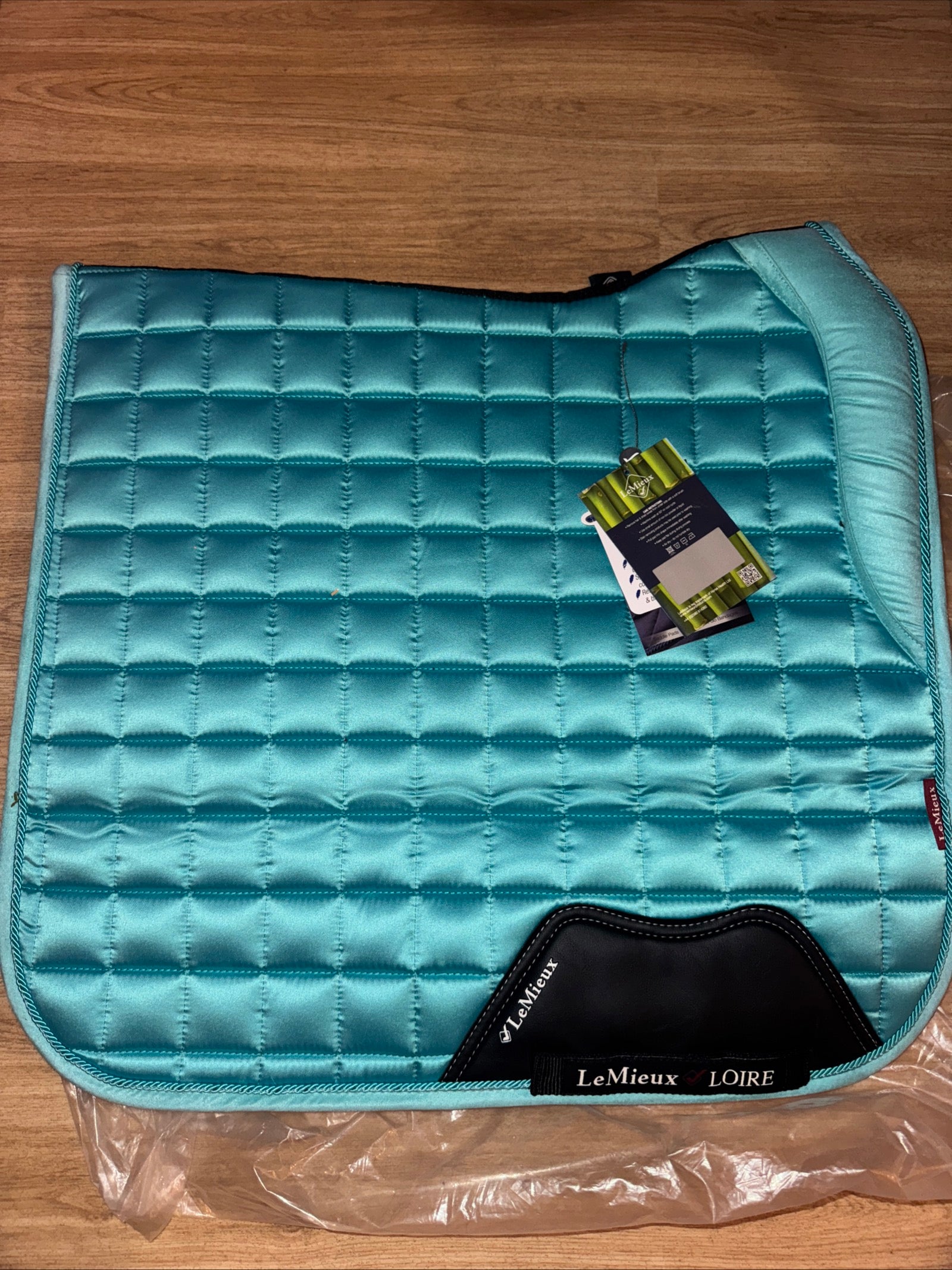 Lemieux Size Large Dressage Saddle Pad - AZURE Loire Memory Foam