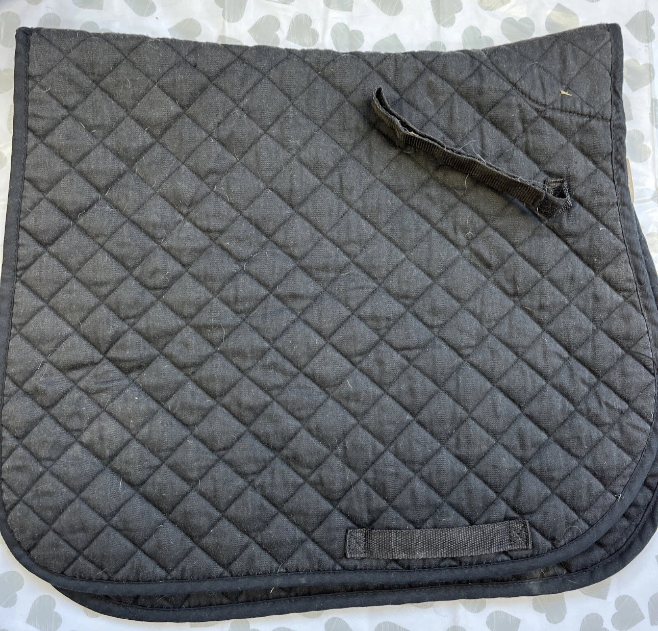 Rhinegold Black Cob Saddle Pad