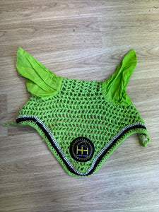 Horzehoods Lime Green Fly Veil Ears D