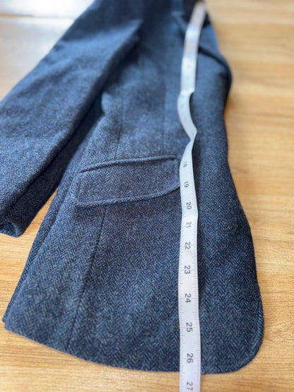 Shires Malvern Navy Tweed Show Jacket Junior Unisex 30” Showing Horse Riding #397