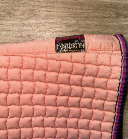 Eskadron Peach Purple Dressage Saddle Pad