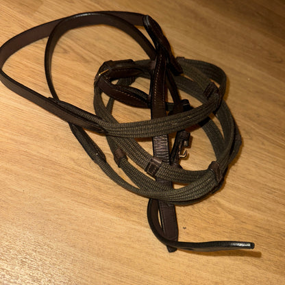 Full Size English Havana Continental Reins #83