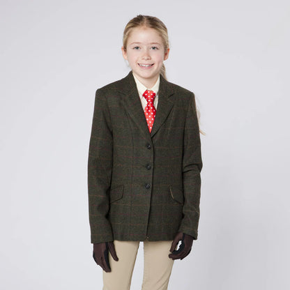Cameo Childs Tweed Jacket - Seaweed .