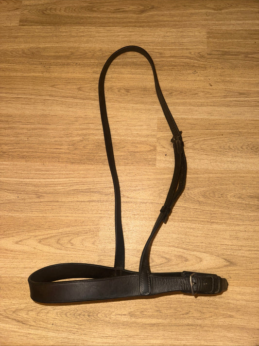 English Brown Full Size Hunter Noseband #7