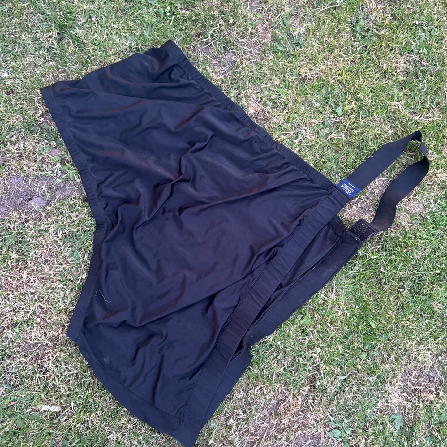 Shires Black Lycra Anti Rub Bib Vest XF XL Second Hand Horse Tack  #48