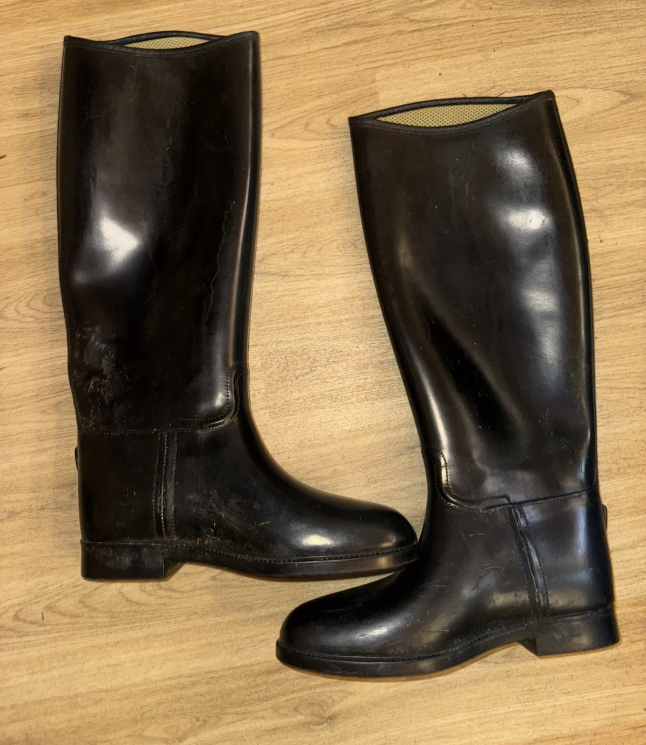 Aigle Long Rubber Riding Boots - SIZE 6