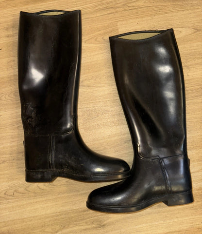 Aigle Long Rubber Riding Boots - SIZE 6
