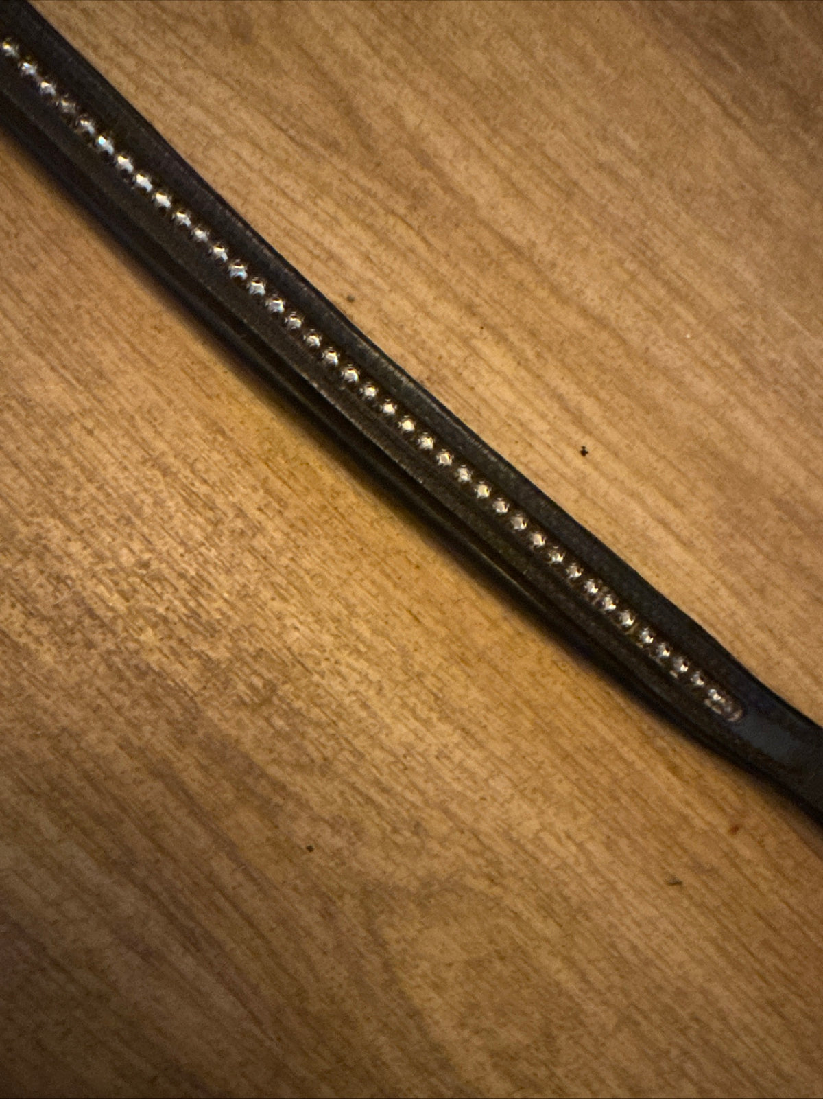 Colligiate Black Bling Cob Size Browband #717