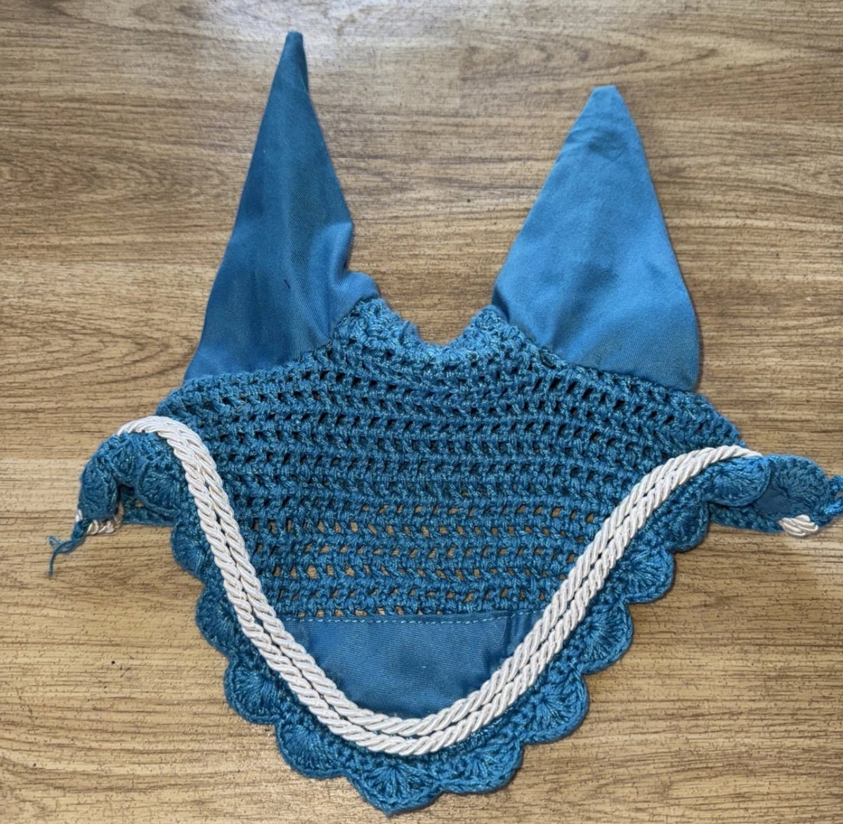 Rhinegold Turquoise Blue Full Size Ears Ear Veil #26