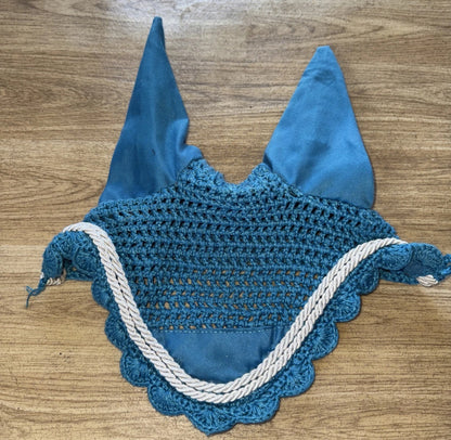Rhinegold Turquoise Blue Full Size Ears Ear Veil #26